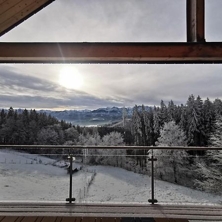 Holzhaus "Zum Schwarz'N" Apartment Aurach am Hongar ภายนอก รูปภาพ