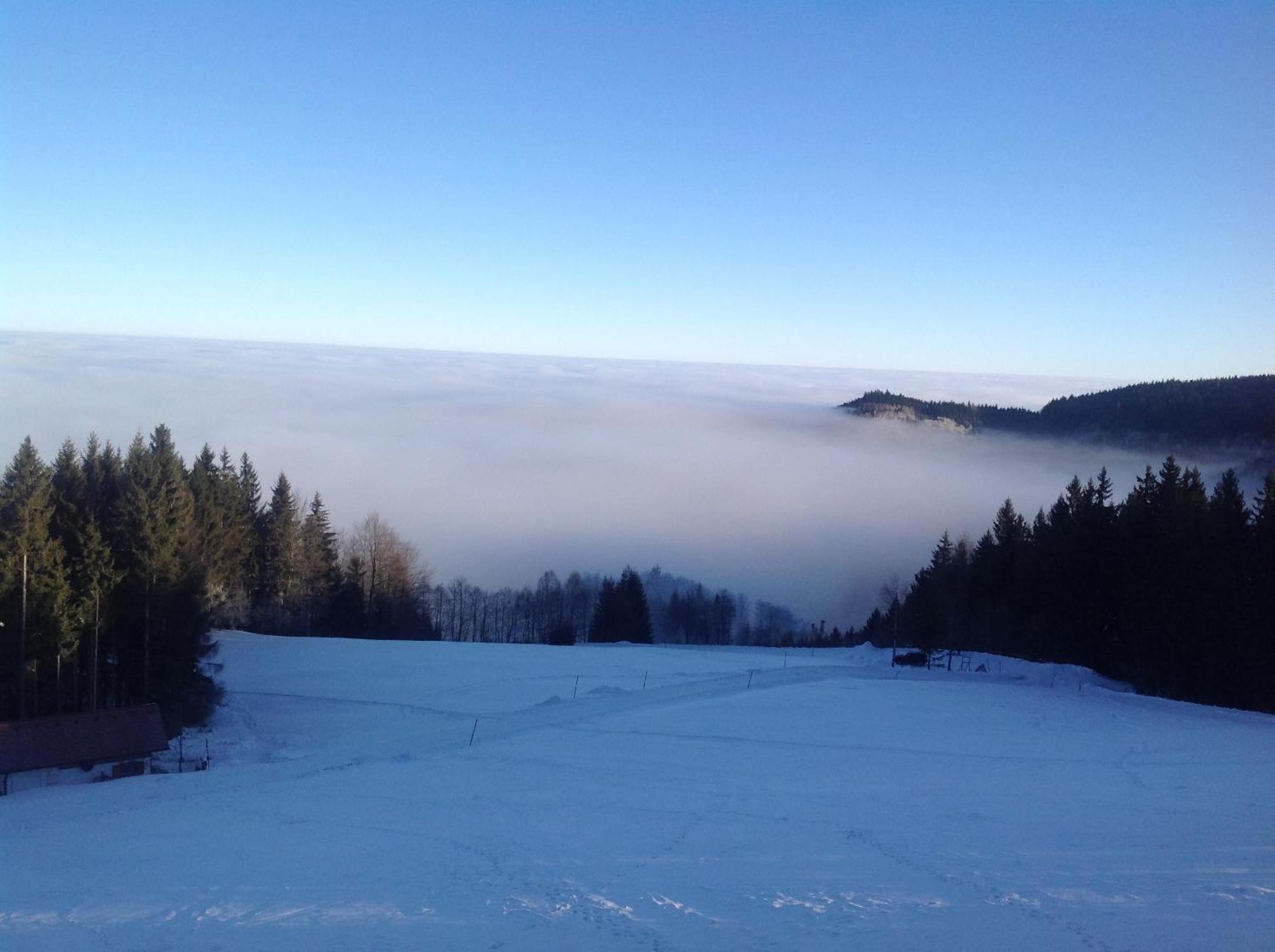 Holzhaus "Zum Schwarz'N" Apartment Aurach am Hongar ภายนอก รูปภาพ